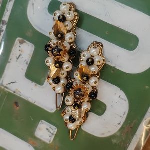 Vintage Pair Hair Clips